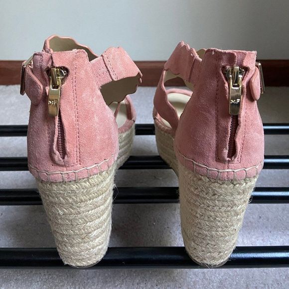 MARC FISHER Women Calita Suede Wedge Sandals - NEW NWOB - Picture 5 of 8
